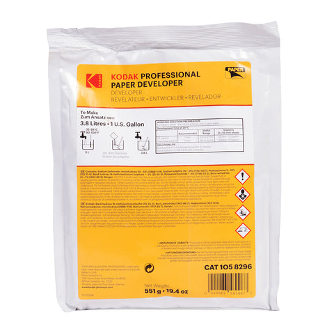 PROFESSIONAL PAPER DEVELOPER 1GL, Powder to make 3 Gallons Working Solution