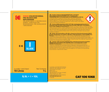 Color Reversal Pre-Bleach and Replenisher To Make 6 x 10L (60 Liters)